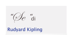 “Se “di 
Rudyard Kipling